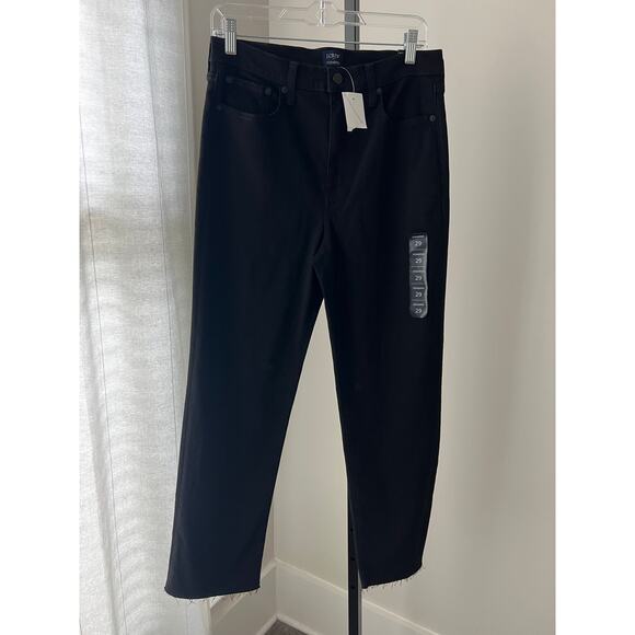 J.‎ Crew Black Stovepipe Jeans NWT New size 29 - Picture 1 of 6
